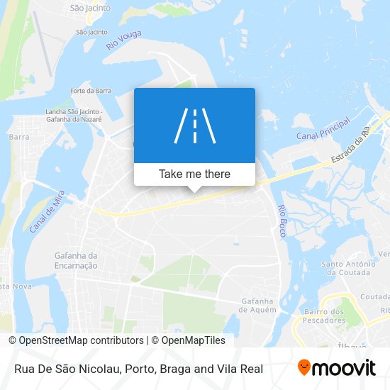 Rua De São Nicolau map