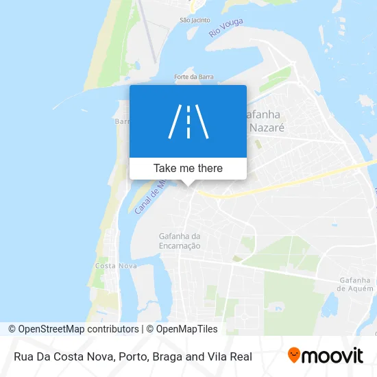 Rua Da Costa Nova map