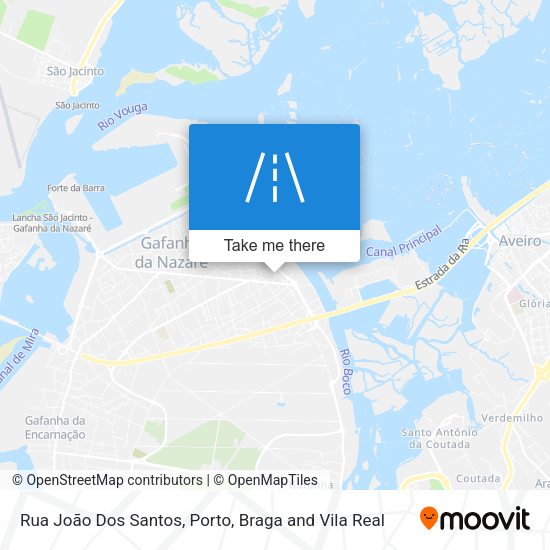 Rua João Dos Santos map