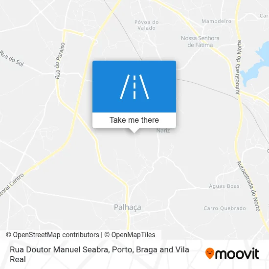 Rua Doutor Manuel Seabra map