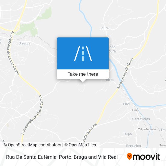 Rua De Santa Eufêmia map