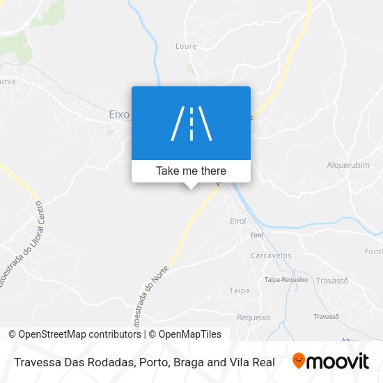 Travessa Das Rodadas mapa