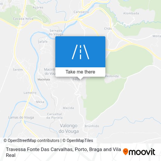 Travessa Fonte Das Carvalhas map