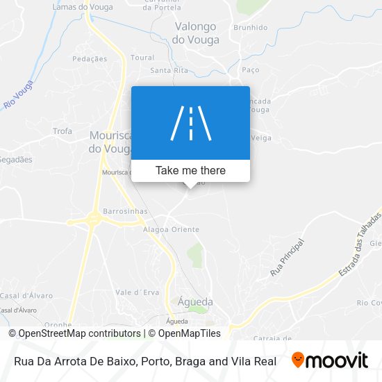 Rua Da Arrota De Baixo mapa