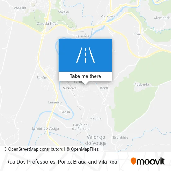 Rua Dos Professores map