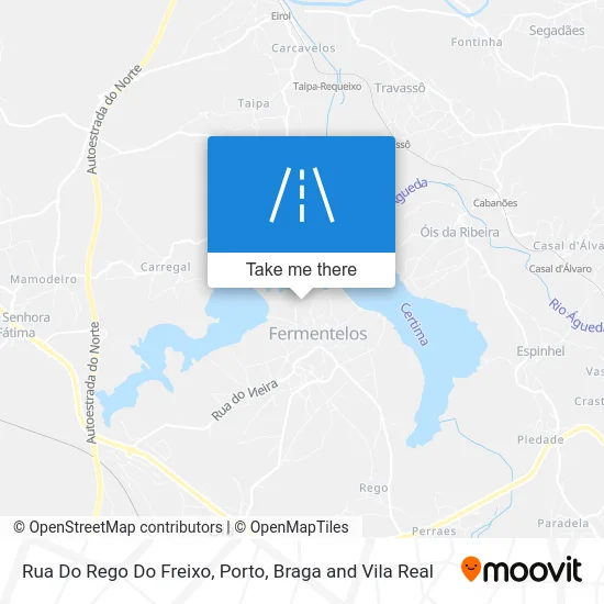 Rua Do Rego Do Freixo map