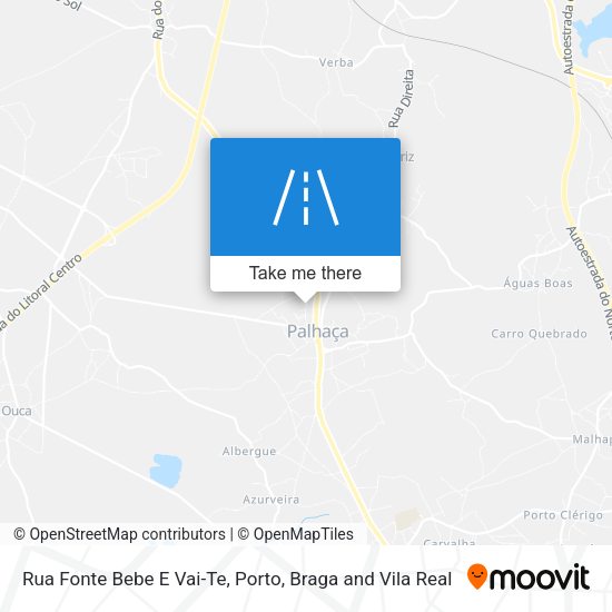 Rua Fonte Bebe E Vai-Te map