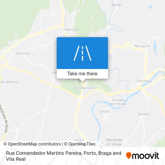 Rua Comendador Martins Pereira mapa