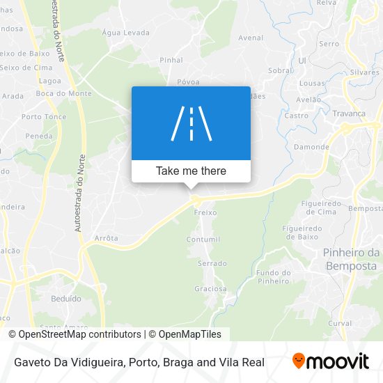 Gaveto Da Vidigueira mapa
