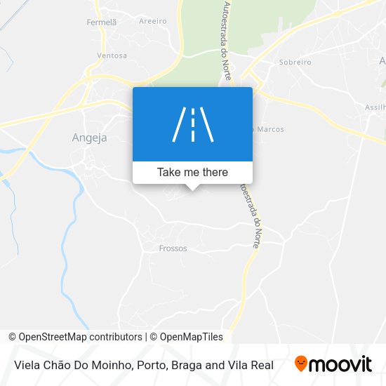 Viela Chão Do Moinho map