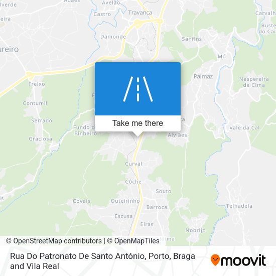 Rua Do Patronato De Santo António map