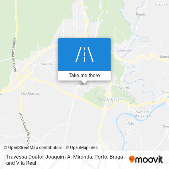 Travessa Doutor Joaquim A. Miranda mapa