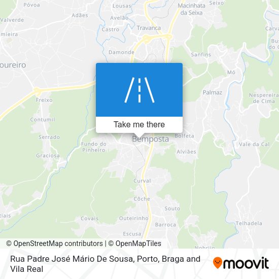 Rua Padre José Mário De Sousa mapa