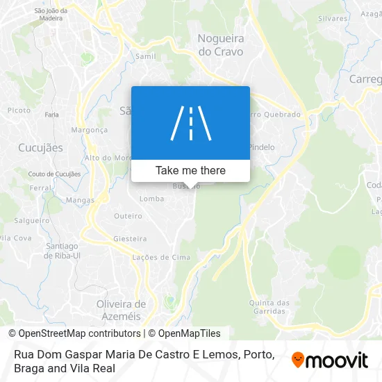 Rua Dom Gaspar Maria De Castro E Lemos map