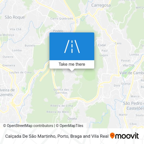 Calçada De São Martinho map
