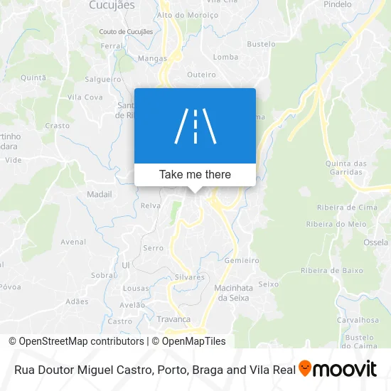 Rua Doutor Miguel Castro map