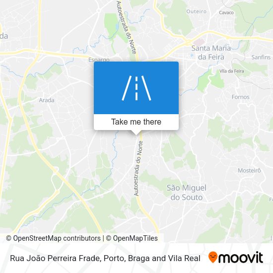 Rua João Perreira Frade map