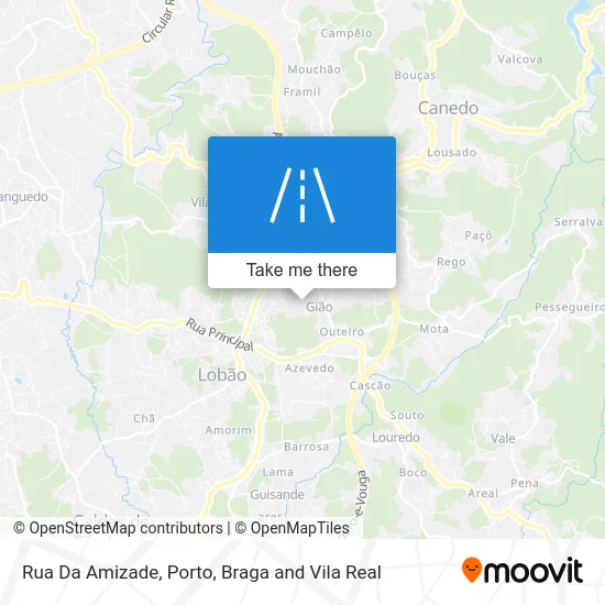 Rua Da Amizade map