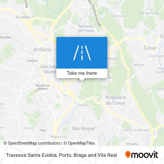 Travessa Santa Eulália mapa