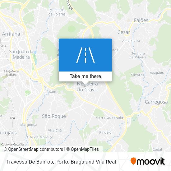Travessa De Bairros mapa