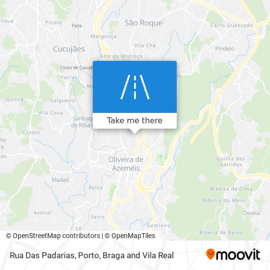 Rua Das Padarias map