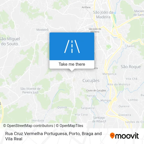 Rua Cruz Vermelha Portuguesa map