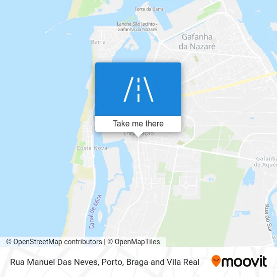 Rua Manuel Das Neves map