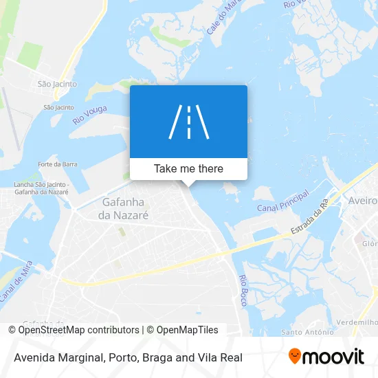 Avenida Marginal map