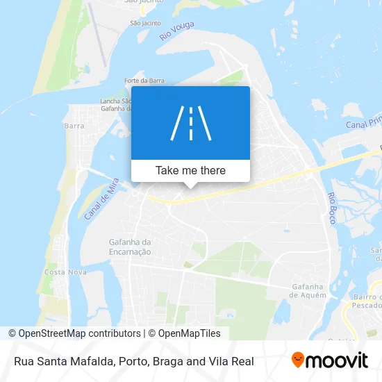 Rua Santa Mafalda map