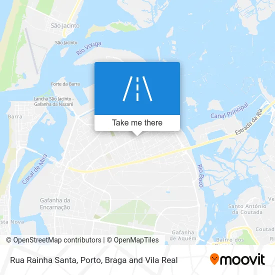 Rua Rainha Santa map