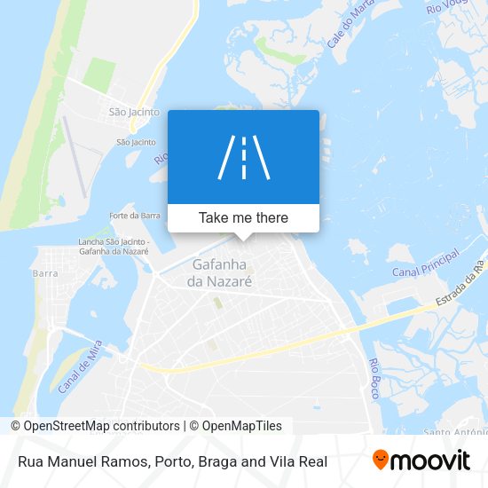Rua Manuel Ramos mapa