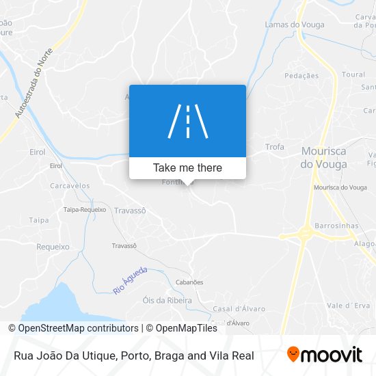 Rua João Da Utique mapa