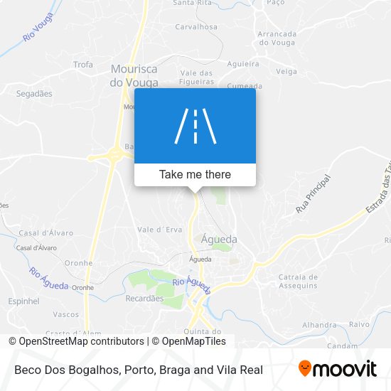 Beco Dos Bogalhos mapa