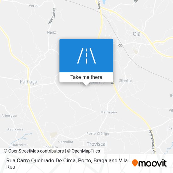 Rua Carro Quebrado De Cima mapa