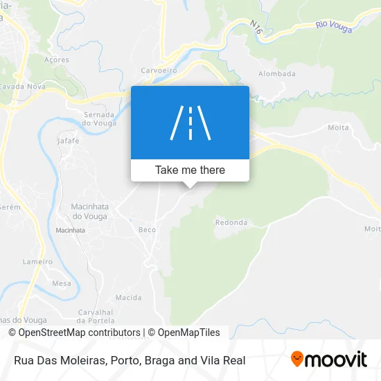 Rua Das Moleiras map