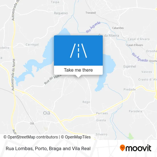 Rua Lombas map