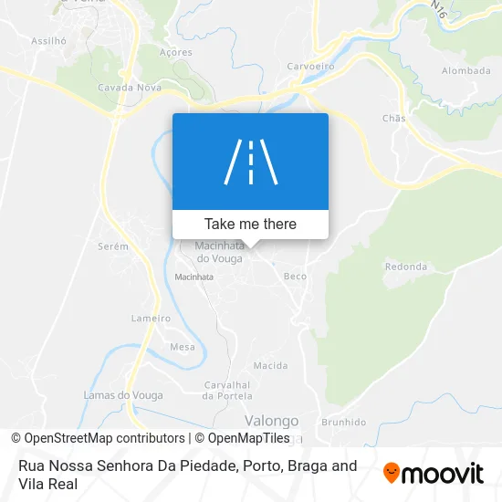 Rua Nossa Senhora Da Piedade map