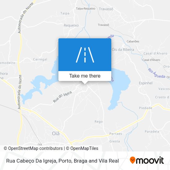 Rua Cabeço Da Igreja mapa