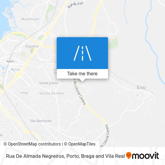 Rua De Almada Negreiros mapa
