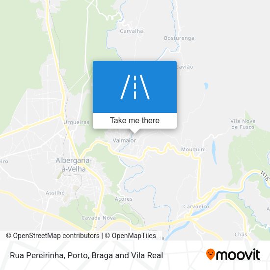 Rua Pereirinha map