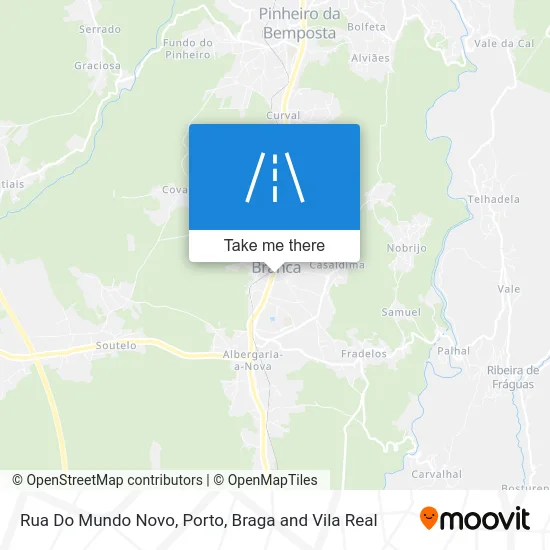 Rua Do Mundo Novo map