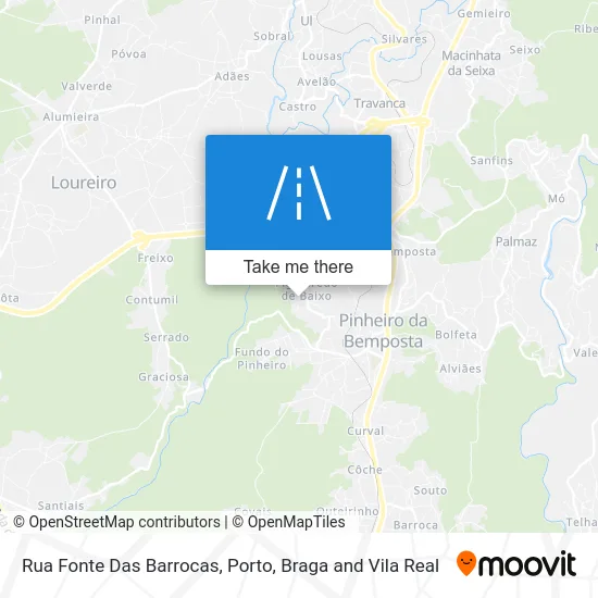Rua Fonte Das Barrocas map