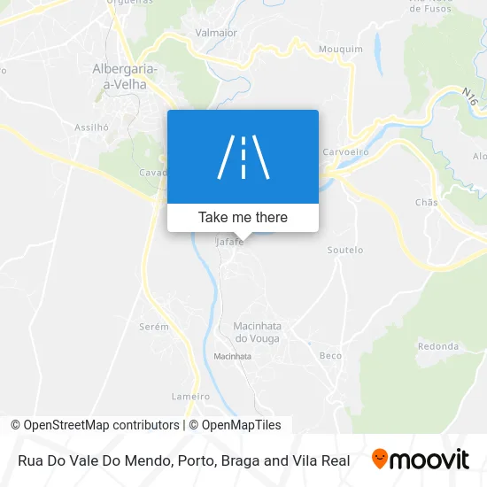 Rua Do Vale Do Mendo map