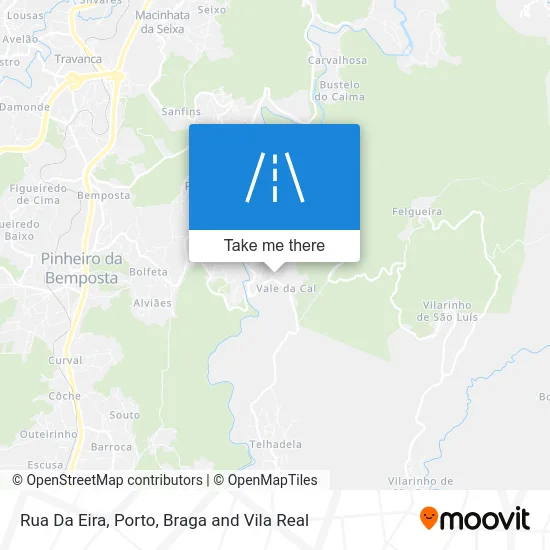 Rua Da Eira map
