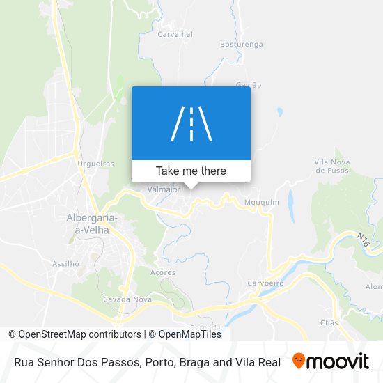 Rua Senhor Dos Passos map