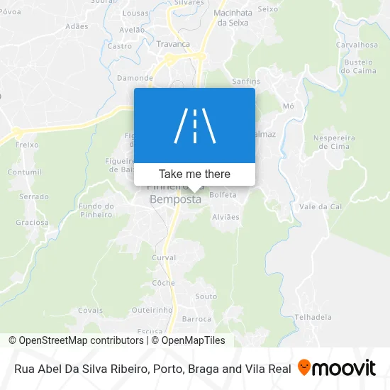 Rua Abel Da Silva Ribeiro map