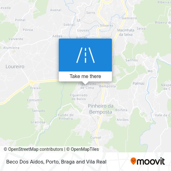 Beco Dos Aidos mapa