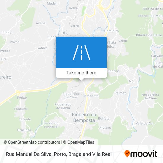Rua Manuel Da Silva mapa