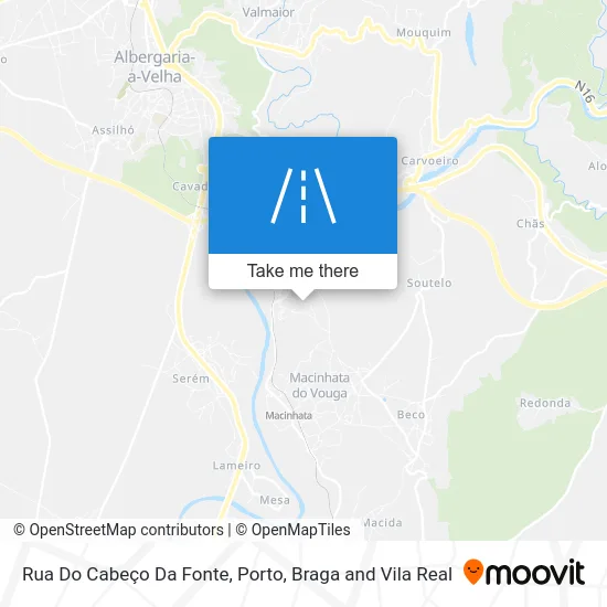 Rua Do Cabeço Da Fonte map