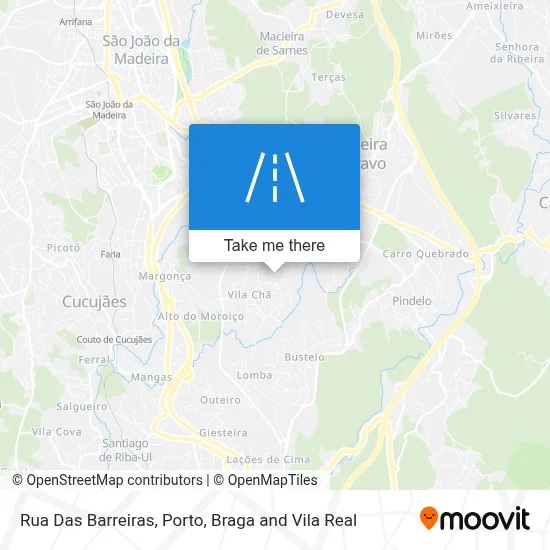 Rua Das Barreiras map
